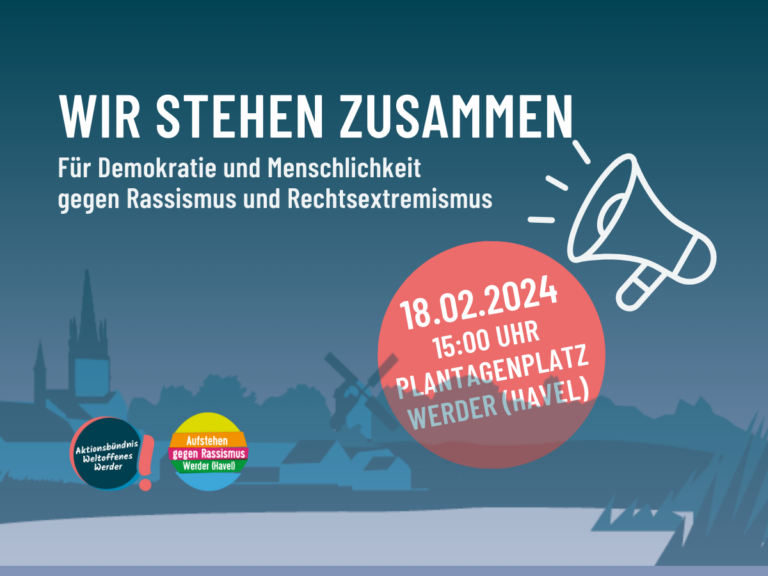 Wir stehen  zusammen! 